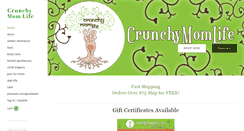 Desktop Screenshot of crunchymomlife.com